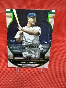 2023 Topps Tribute #90 Lou Gehrig Green Parallel /99 Yankees - Bild 1 von 3