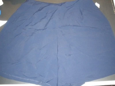 NEW Fashion Bug Blue Stretch Waist Shorts 26/28W (72) - Image 1 of 4