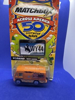 Matchbox Across America 50th Birthday Wyoming WY44 Truck Camper - Изображение 1 из 2