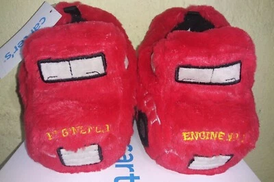 CARTERS TODDLER BOYS ORION RED FIRE TRUCK SLIPPERS XS 3/4 - Imagem 1 de 4