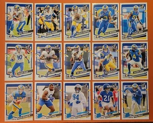 🟡🔵🟡 2023 DONRUSS Football Team Set Los Angeles Rams (15 Cards) 🟡🔵🟡 - Picture 1 of 6
