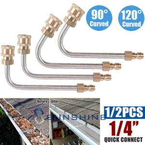 Pressure Washer Lance Extension Nozzles 4000PSI Spray Gun Wand Lance Power 1/4" - Picture 1 of 47