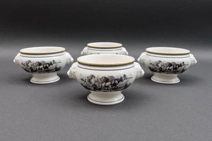 Villeroy & Boch Germany Audun Ferme Lion Head Porcelain Soup Bowl Set Of 4 - Picture 1 of 10