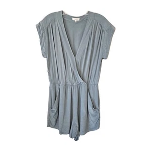 Mameluco Babaton Aritzia para mujer LG Corbett 100 % seda cuello en V profundo jade claro - Imagen 1 de 11