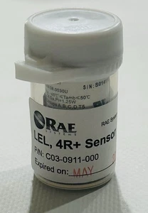 Honeywell RAE LEL, 4R+ Sensor P/N: C03-0911-000 - Expired May 2025 - Picture 1 of 3