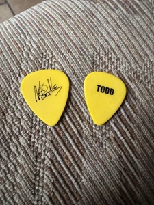 The Offspring Guitar Picks from Noodles & Todd ATLANTA show 2021 - Picture 1 of 2