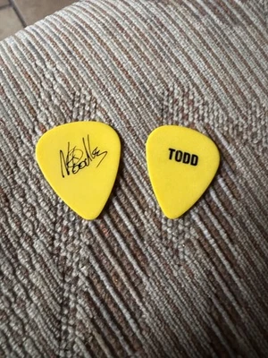 The Offspring Guitar Picks from Noodles & Todd ATLANTA show 2021 - Image 1 of 2