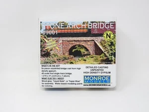 Monroe Modelos N 9001 Puente Arco de Piedra 40' Kit de Fundición de Yeso Sin Pintar - Imagen 1 de 2