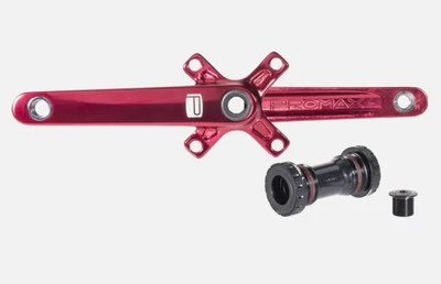 Promax CF-2 Crankset - 165mm, 24mm Spindle, 2-Piece, 68mm English BB Included, R - Image 1 of 3