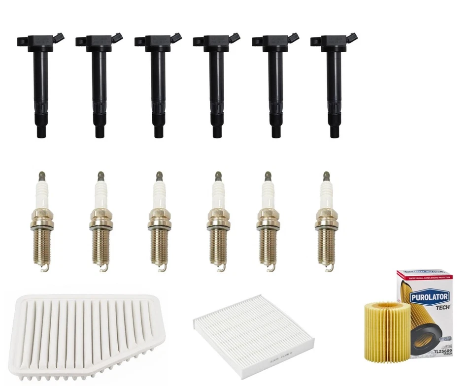 Direct Ignition Coils Platinum Spark Plugs Tune Up for 2006 Lexus GS300 - Image 1 of 4