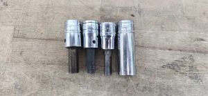 Vintage Mixed Lot of Snap-on of 4 Hex Bit Sockets - Picture 1 of 6