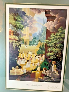 Sam Butcher Precious Moments “Hallelujah Square” Signed, 1996 (ship imprint) - Picture 1 of 10