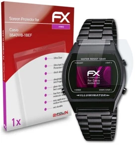 atFoliX Verre film protecteur pour Casio B640WB-1BEF 9H Hybride-Verre - Photo 1/5