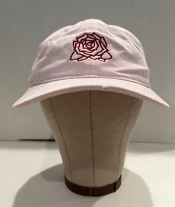 Obey Pink Rose Outline Dad Hat Adjustable Adult Size Cotton, Clean - Picture 1 of 7