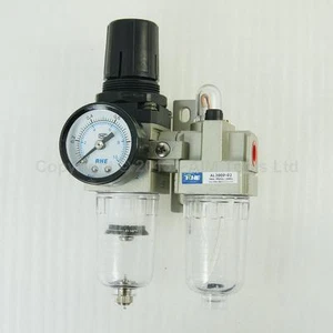 214173 Industrie Luftfilter Feuchtigkeit Wasser Falle Druckluft Werkzeuge Öl Schmierstoffierer - Bild 1 von 8