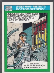 1990 Impel Marvel Universe #151 Spider-Man Presents DOCTOR OCTOPUS - Marvel - Picture 1 of 2