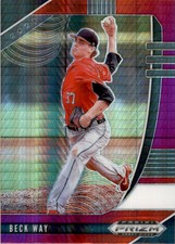2020 Panini Prizm Draft Red Purple Hyper Beck Way Rookie #PDP129