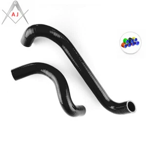 Black Silicone Radiator Coolant Hoses Kit Fit For 2005-2006 Pontiac GTO LS2 6.0L - Picture 1 of 3