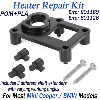 For Mini Cooper / BMW Heater Repair Kit Error 801189 801126 w/ 3 Shaft Extenders - Image 1 of 4