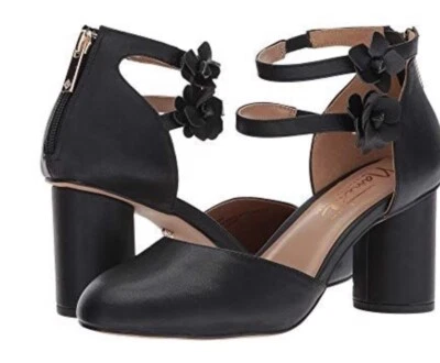 Tacones Nanette Lepore Canada con correa al tobillo, negros 7,5 Foto 1 de 3