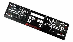 Originale Audi Sport Premium Portatarga Supporto Adatto A per Tutti Veicoli - Picture 1 of 2