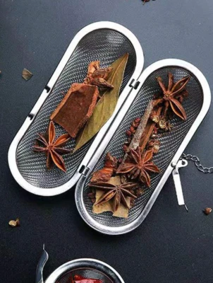 Filtro de condimento de acero inoxidable - Infusor de especias duradero para cocinar y hornear Foto 1 de 4