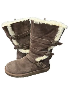 UGG Australia Mujer’s K Maddi 1001520 K Invierno Botas de Nieve Marrón Chocolate Talla 6 - Imagen 1 de 12