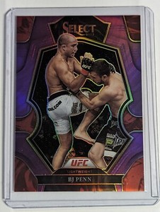 2023 Select UFC BJ Penn Purple Prizm #/99