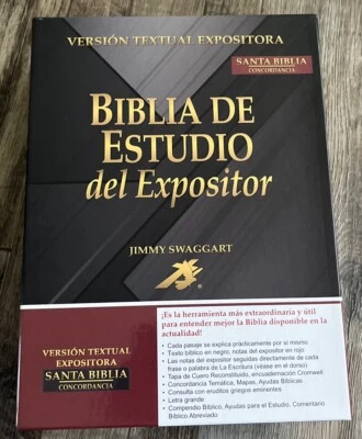 BIBLIA DE ESTUDIO DEL EXPOSITOR DE JIMMY SWAGGART COLOR VINO - Image 1 of 4