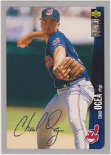 1996 Collector's Choice Silver Chad Ogea #524 Cleveland Indians Baseball