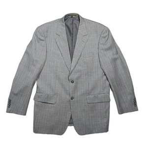 Giorgio Cosani Blazer Sport Mantel Kaschmir Wolle Nadelstreifen Grau Herren 42R - Bild 1 von 9