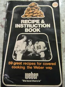 WEBER 1978 VINTAGE Folding English Brochure Pamphlet Booklet BARBEQUE Grill RARE - Imagen 1 de 6