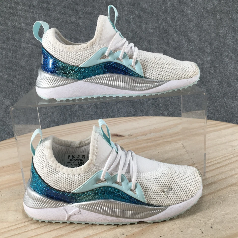 Puma Shoes Kids 10C Boys Pacer Future Allure Athletic Sneakers 387912-01 White - Image 1 of 4