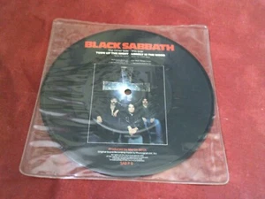 BLACK SABBATH Turn up the night 7" Pic Disc METAL Rock - Imagen 1 de 2