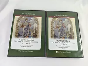 The Great Courses Argumentation The Study of Effective Reasoning Part 1 2 DVD - Picture 1 of 7