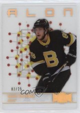 2020-21 Skybox Metal Universe ALON Gold Spectrum 2/25 David Pastrnak #A-21