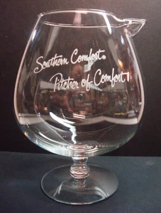 Decantadora de vidrio Southern Comfort Pitcher of Comfort mezcla de licor de whisky 32 oz de colección - Imagen 1 de 7