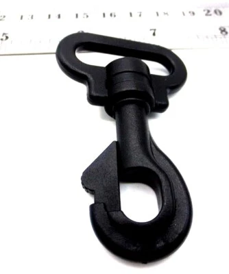 Clip de cargador de resorte para correa de bolsa, se adapta a 25 mm, correa de 1" de ancho, poliacetal duradero Foto 1 de 4