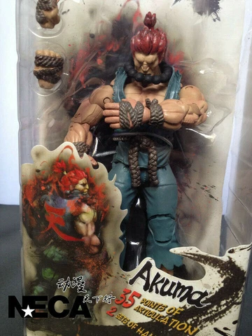 New Capcom Street Fighter IV 20th Anniversary Akuma Action Figure Box Set Cover