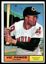 1961 Topps #255 Vic Power Cleveland Indians
