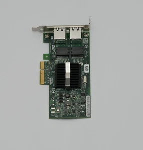 HP NC360T Dual Port Server Adapter FP 412651-001 412646-001; Intel PRO/1000PT - Bild 1 von 3