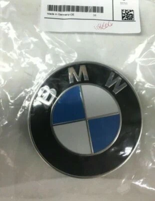 BMW 74mm Roundel Emblem trunk symbol 51148219237 - Image 1 of 3