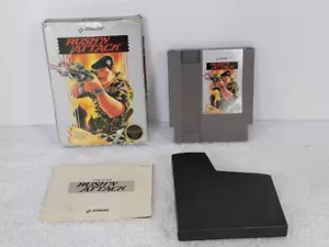 NINTENDO - NES RUSH'N ATTACK ORIGINAL GAME REV-A (CIB) WORKS - Picture 1 of 12
