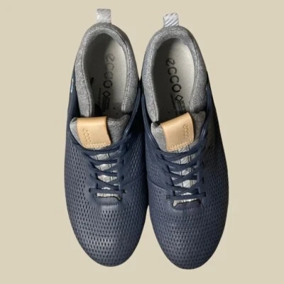 Zapatos de golf Ecco Cool Pro 2110201732 de cuero azul con cordones de caña baja para mujer talla 7 Foto 1 de 4