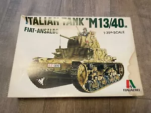 Italaerei Modellbausatz #213 italienischer Tank M13/40 Fiat-Ansaldo 1:35 NEU - Kastenschaden - Bild 1 von 7