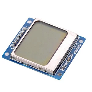 84x48 Nokia LCD Modul blaue Hintergrundbeleuchtung Adapter PCB Nokia 5110 LCD für Arduino K9 - Bild 1 von 4