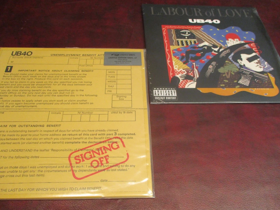 UB40 VERIFIED SIGNING OFF RARE 180G DELUXE PACKAGING UK SET + LABOUR OF LOVE LP - Imagem 1 de 1