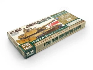 Tamiya 1/35 RC US M1A1 Abrams Main Battle Tank RC Box Set #48201 w/Sound (2)* - Picture 1 of 12