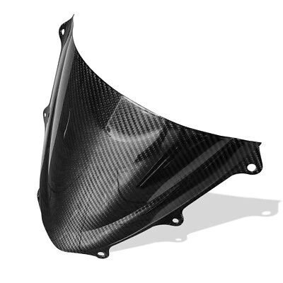 100% 3K Dry Carbon Fiber Windshield Windscreen For 2017 Suzuki GSXR 750 - Изображение 1 из 4