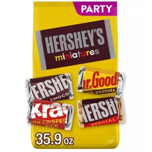 Miniatures Assorted Chocolate Candy Bars - 35.9oz - Picture 1 of 7